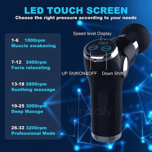 Biểu tượng tùy chỉnh mô sâu thư giãn cơ bắp thể thao cơ thể Massager massage rung Súng với bộ gõ - Product Image 2