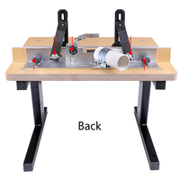 Petit établi pliable industriel pour le travail du bois Table de toupie en bois Mini bakélite Fraisage Flip Board pour machine de coupe électrique