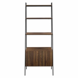Luxe Chambre Grand Distressed Moderne Affichage <span class=keywords><strong>Bois</strong></span> Étagère Bureau Bibliothèque En Fer Forgé Bibliothèque Armoires Avec Porte - Product Image 2