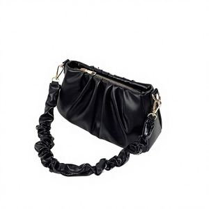 Bolsos de Hombro para Mujer al por Mayor, Bolsos Casuales de Fieltro, Bolsos de Mano Mini de Color Sólido con Cadena y Muñeco de Peluche - Product Image 2