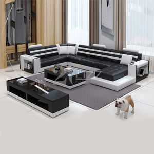 Mobiliario De <span class=keywords><strong>Casa</strong></span> soggiorno divani in pelle componibile salotto divano di stoccaggio - Product Image 3