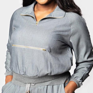 Ensemble de blouses d'infirmière en tissu extensible de grande taille, écologiques, de style fermeture éclair, pour hôpital dentaire, vente en gros - Product Image 3