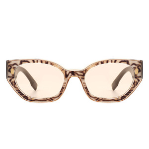 Dawnmist - Occhiali da sole geometrici retrò rotondi irregolari a occhio di gatto stretti - Product Image 6