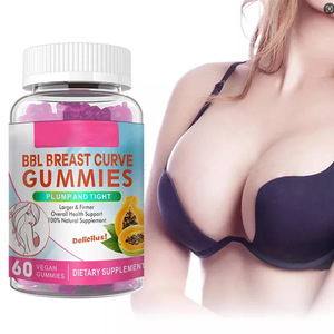 Gummies pour l'augmentation mammaire, complément alimentaire naturel à base de plantes pour l'amélioration, le raffermissement et le lifting du buste - Product Image 1
