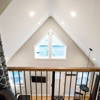 VIKO 2525 Escalier d'intérieur rotatif en bois massif Petit escalier en colimaçon
