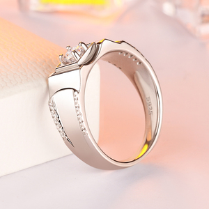 Sólida plata de ley 925 <span class=keywords><strong>anillo</strong></span> de Zirconia cúbica hombres boda <span class=keywords><strong>anillo</strong></span> anillos para los hombres - Product Image 4