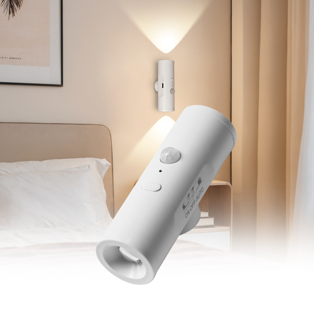 Led Wall Mounted Lights Button Dimming Color Rechargeable Magnetic Cordless Wall Sconces Lamp for Bedroom Bedside