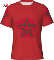 Promotion du fabricant : produits pour fans de football, t-shirt, chapeau, porte-clés, sac personnalisés avec le drapeau du Maroc pour les événements sportifs