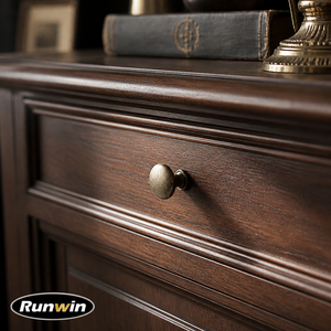 Antique Furniture Cabinet Handle and <strong>Knob</strong> Kitchen Cupboard Aluminum Alloy Closet Accessories Wardrobe Drawer Durable Hardware - Product Image 2