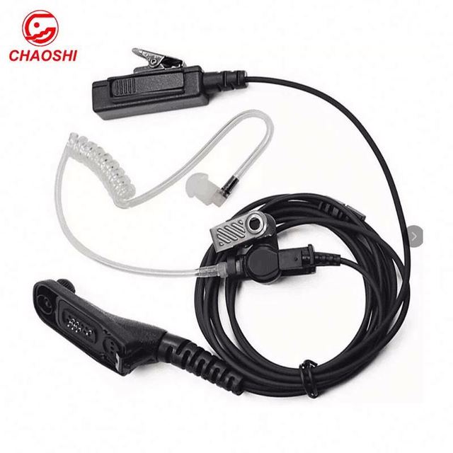 Wholesale Walkie Talkie air Tube Earphone Hidden Transparent Security Earpiece for APX-2000 APX-3000 Radios