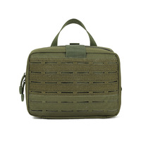 Pochette médicale Molle tactique améliorée avec dégagement rapide de grande capacité et support d'appui-tête Doublure en polyester durable