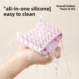Brosse de massage exfoliante pour le corps en silicone souple, entièrement naturelle, pour homme, pour le lavage corporel, le spa, la douche, Zenidoo, accessoires de bain - Product Image 3