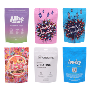 Bolsas de Mylar Personalizadas con Cierre Hermético, Resistentes a la Humedad, Aptas para Alimentos, Acabado Mate Ecológico, para Hierbas - Product Image 1
