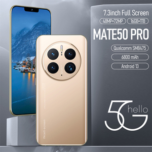 Điện Thoại Di Động Mở Khóa Vân Tay Mặt Và Pin Lớn Mate50 Pro 12ram + 512G Điện Thoại Thông Minh Phiên Bản Toàn Cầu 4G 5G - Product Image 1
