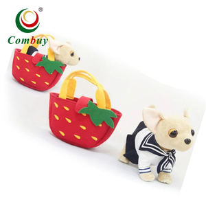 Chihuahua 9 pulgadas suave conjunto caminar eléctrica perro de juguete de felpa - Product Image 1