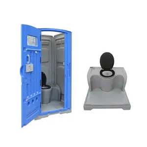 Prezzo economico HDPE toilette portatili plastica mobile nessuna stazione di lavaggio a mano toilette mobile non a filo prezzo wc portatile per eventi