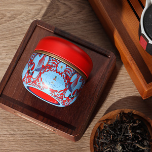 Boîtes en étain de haute qualité en forme de pomme, boîtes à thé, pots à bonbons, contenants scellés de 50g, vente en gros, personnalisables - Product Image 1