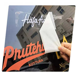 HLY grosir kustom kualitas tinggi toko Logo depan stiker vinil bisnis iklan dipersonalisasi tampilan stiker jendela stiker - Product Image 4