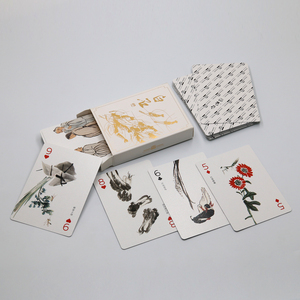 High Quality Customizable Art <b>Paper</b> Poker Card Deck Rounded Corners Gold stamping Box Packaging Personalized Design Playing Card - Product Image 1