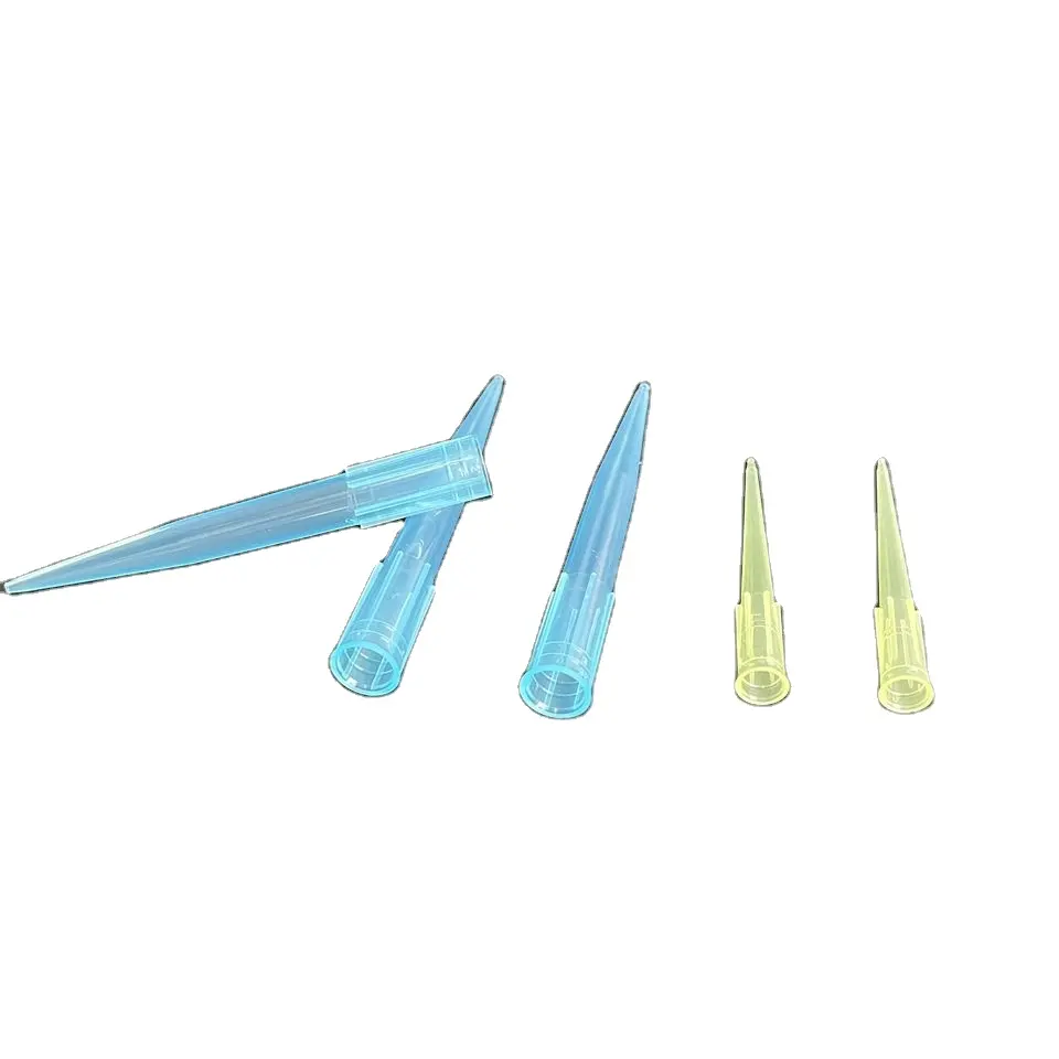 실험실 의료 소모품 멸균 플라스틱 피펫 필터 팁 마이크로 블루 옐로우 50ul 100ul 1000ul 가격 실험실