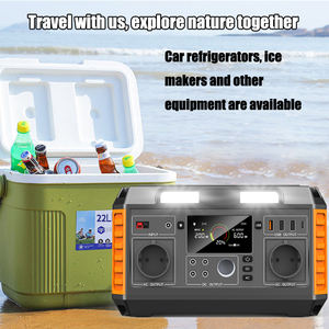 Stasiun Daya Portabel 600W Station 140400mAh <span class=keywords><strong>Generator</strong></span> Luar Ruangan Pengisian Daya Tenaga Surya Perlengkapan Darurat untuk Berkemah - Product Image 2