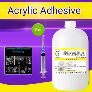 <span class=keywords><strong>Colle</strong></span> acrylique spéciale haute résistance transparente 500g/1kg pour projets DIY, collage plastique ABS, séchage rapide en 30s, adhésif durable - Product Image 3