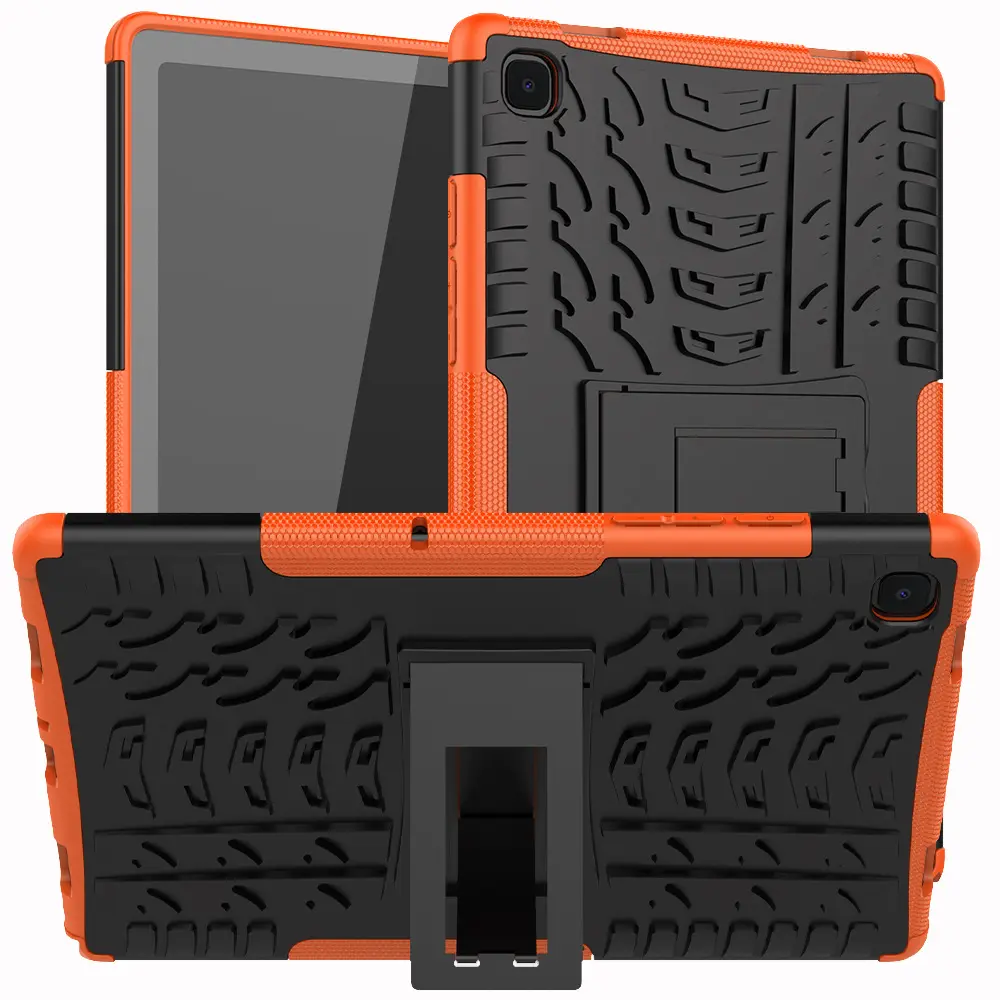 Hartes Doppel-Vollschutzhülle TPU PC in schillernder Form Steh Tablet 2 in 1 Hülle für Samsung Galaxy Tab A7 10,4 Zoll