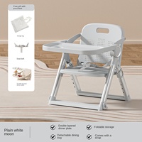 Chaise haute portable pour bébé, chaise à manger multifonctionnelle pliable pour tout-petits, chaise d'alimentation pour la croissance à usage domestique pour nourrissons et enfants