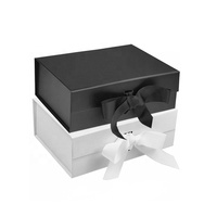 Boîtes en papier rectangulaires pliables avec logo personnalisé en gros pour l'emballage de cadeaux