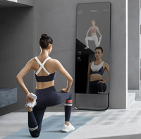 Affichage numérique LCD publicitaire interactif de 43 pouces, miroir intelligent pour l'exercice physique, kiosque