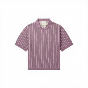 Chemises de sport pour hommes à manches courtes, antibactériennes, à séchage rapide, 100% coton, tricotées, personnalisées, pour le golf, vêtements de gym - Product Image 4