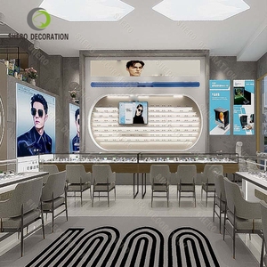 Présentoir Optique Moderne Personnalisé pour Magasin de Lunettes – Design Intérieur de Vitrine à Lunettes pour Opticien - Product Image 4