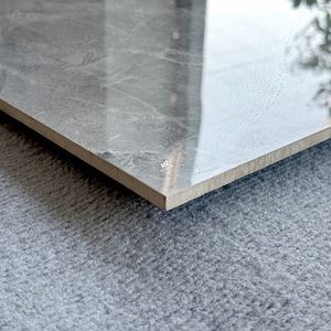 Carreaux de porcelaine effet marbre gris poli de haute qualité, 60 x 60, 60*60, pour sol, Guangzhou Foshan, luxe, haute qualité - Product Image 2