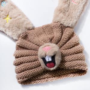<span class=keywords><strong>Gorro</strong></span> de Conejito de Orejas Largas Tejido a Mano para Niños, Atuendo de Pascua, Accesorios para la <span class=keywords><strong>Primera</strong></span> Pascua, <span class=keywords><strong>Gorro</strong></span> de Ganchillo para el Día de los Caídos - Product Image 2