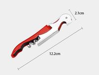 Tire-bouchon professionnel en acier inoxydable pour le bar, coupe-feuille dentelé pliable multifonctions, clé à vin