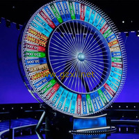Roue de prix de reconnaissance automatique RFID grande roue porte-bonheur lumière LED roue de richesse en bois Machine de loterie de Casino Machine de Bingo
