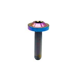 Tornillos de Cabeza Hexagonal de Titanio GR5 Anodizados con Rosca Fina Métrica M4 M5 para Motocicletas y Bicicletas - Product Image 4
