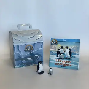 Petualangan Polar dengan keluarga Penguin-seri buku anak-anak yang menyenangkan-Cerita hewan laut dengan patung