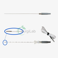 Sonde d'électrode RF réutilisable compatible avec de nombreux générateurs de lésions RF principaux pour l'ablation nerveuse et les procédures sur la colonne vertébrale