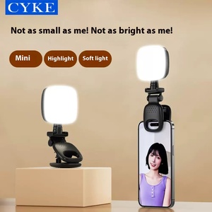 Ba Màu nhiệt độ bồi thường Túi đèn điện thoại di động CLIP máy tính để bàn tích hợp khung làm đẹp RGB ánh sáng chụp ảnh - Product Image 4