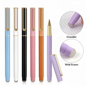 New Erasable Metal Ballpoint <b>Pen</b> with 1.0mm Writing Width Customizable Logo Promotion - Product Image 4