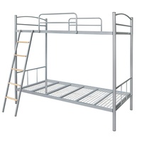 Lit superposé en acier de haute qualité pour dortoir scolaire, appartement ou maison de location, lit double surélevé