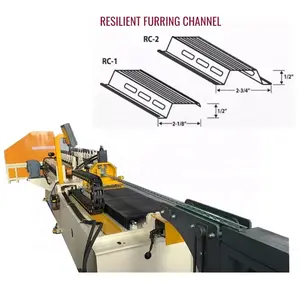 Hochgeschwindigkeits-Einbein RC-1 elastische Kanal-Rollformmaschine Trockenbau-Kanalmaschine