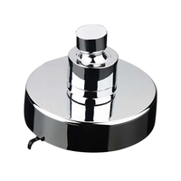 Pommeau de Douche Noir Haute Pression à Jet Unique, Écologique, Sûr et Fiable, de Haute Qualité pour Salle de Bain