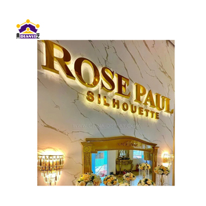 Enseigne lumineuse LED de bonne qualité, logo 3D suspendu, signalétique murale pour magasin, affichage publicitaire, lettres éclairées par l'avant ou par l'arrière - Product Image 3