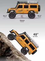 MN111 1/18 Rc Rock Crawler Kit de bricolage 4x4 professionnel 4wd camion tout-terrain véhicule entraînement escalade modèle de voiture jouet