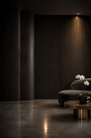Porte intérieure invisible sans cadre BOCHARM, moderne, en bois, sur mesure pour villa, hôtel, salon