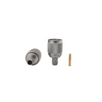 Connecteur coaxial RP TNC-C-J4 en laiton, connecteur RP TNC mâle pour RG59, vente en gros d'usine