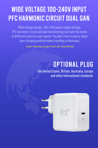 อะแดปเตอร์แปลงไฟ GaN Pro+ USB-C 140W สีขาว ช่องเสียบเดียว ปลั๊ก CEE อุปกรณ์อิเล็กทรอนิกส์สำหรับผู้บริโภค - Product Image 4