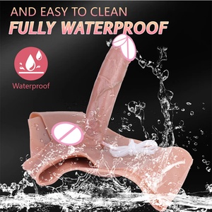 Realistic Large Ejaculating <b>Dildo</b> Pants Silicone Female Lesbian Strapon Solid <b>Dildo</b> G-spot Stimulate Sex Toys for Adult - Product Image 5